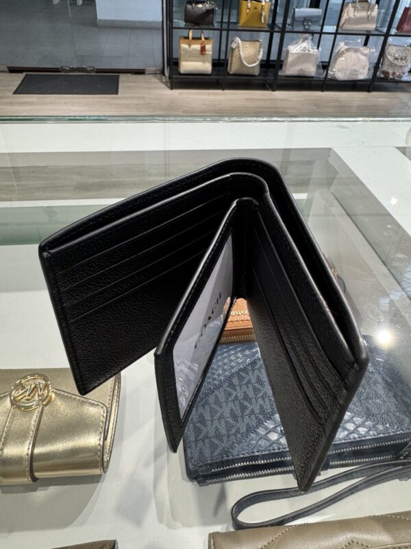 Coach Compact Id Wallet 3 in 1 In Sport Calf Leather (Black) - Image 3