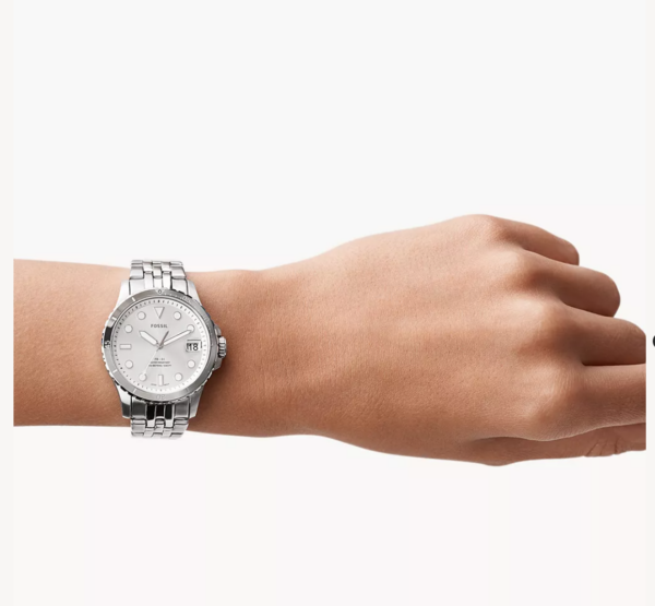 Fossil FB-01 Three-Hand Date Stainless Steel Women Watch ES4744 - Image 3