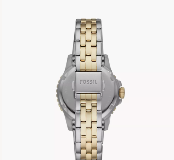 Fossil FB-01 Three-Hand Date Two-Tone Stainless Steel Women Watch ES4745 - Image 2