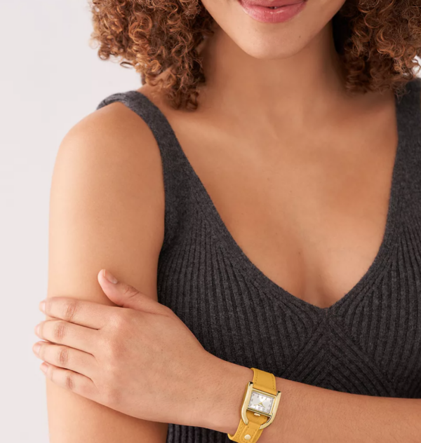 Fossil Harwell Three-Hand Navy LiteHide™ Women Watch ES5281 - Image 2