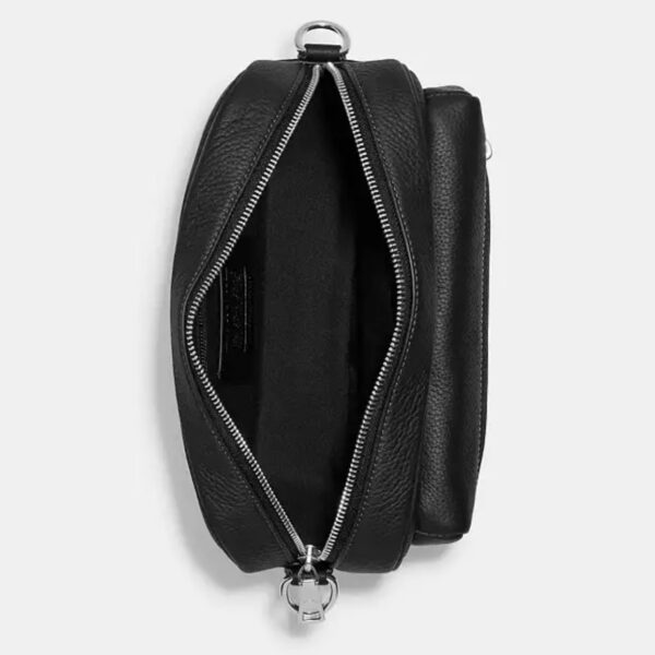 Pre order - Coach Elias Crossbody (Silver/Black) - Image 3