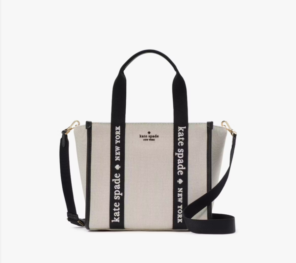 Kate Spade Kip Canvas Small Tote (Natural Multi)