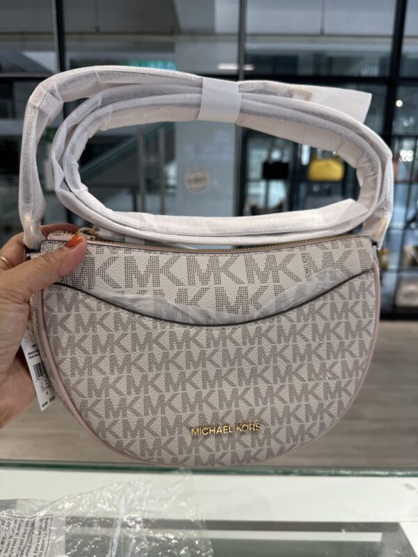 Michael Kors Dover Small Logo Crossbody Bag (Blush Multi)
