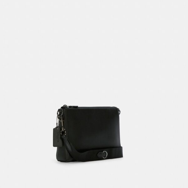 Coach Holden Crossbody In Signature Canvas (Black Charcoal) - Image 4
