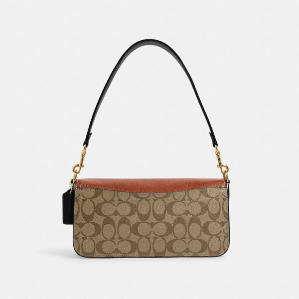 Coach Morgan Shoulder Bag In Colorblock Signature Canvas (Khaki Multi) - Image 4