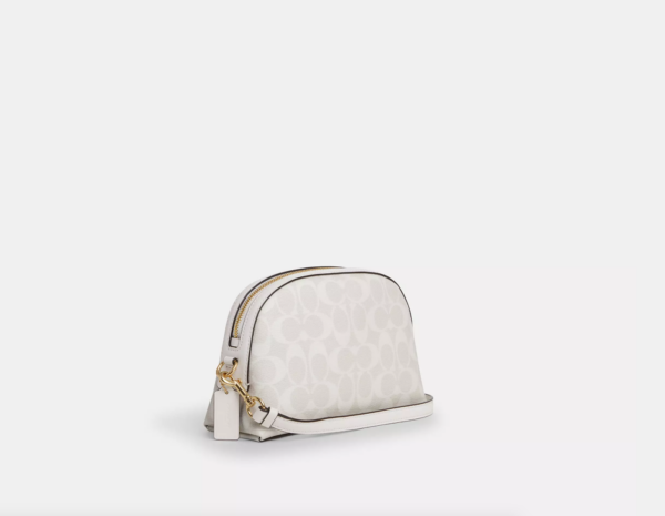 Coach Madi Crossbody In Signature Canvas (Glacier) - Image 4