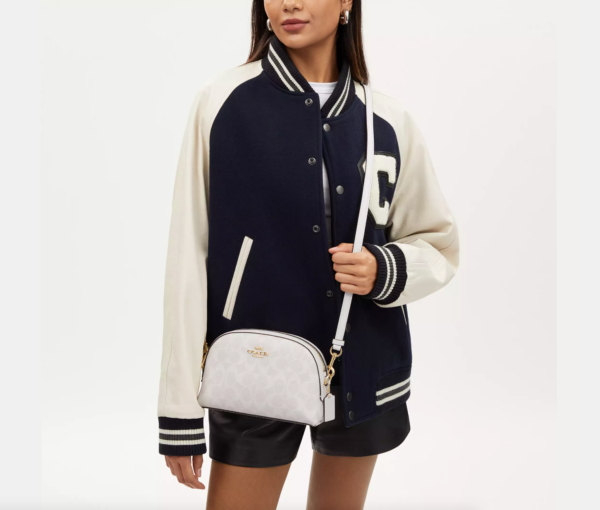 Coach Madi Crossbody In Signature Canvas (Glacier) - Image 2