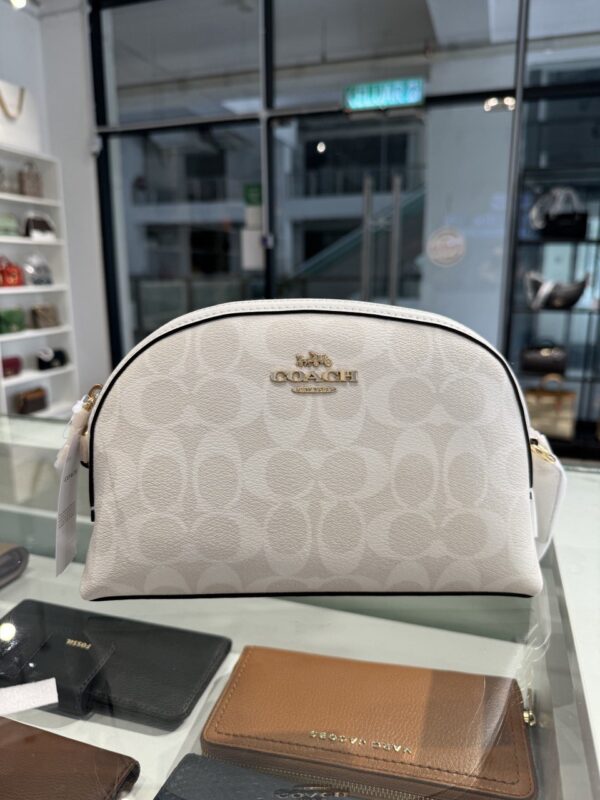 Coach Madi Crossbody In Signature Canvas (Glacier) - Image 5