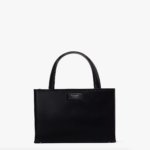 Kate Spade Sam Icon Leather Small Tote (Black) - Boutique Collection