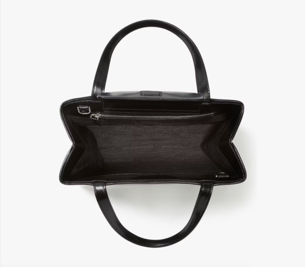 Kate Spade Sam Icon Leather Small Tote (Black) - Boutique Collection - Image 3