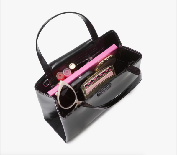 Kate Spade Sam Icon Leather Small Tote (Black) - Boutique Collection - Image 2
