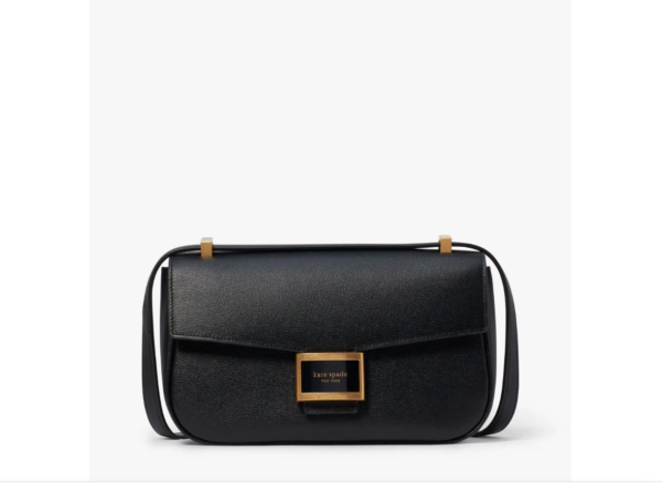 Kate Spade Katy Medium Convertible Shoulder Bag (Black)- Boutique Collection