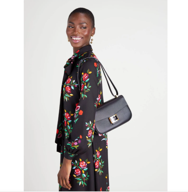 Kate Spade Katy Medium Convertible Shoulder Bag (Black)- Boutique Collection - Image 3