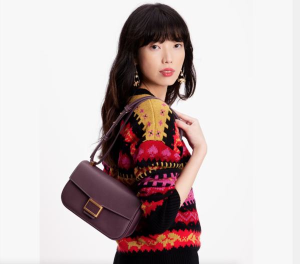 [Pre-Order] - Kate Spade Katy Medium Convertible Shoulder Bag (Deep Cherry)- Boutique Collection - Image 7