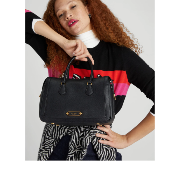 Kate Spade Gramercy Medium Satchel (Black)- Boutique Collection - Image 2
