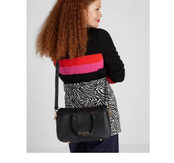 Kate Spade Gramercy Medium Satchel (Black)- Boutique Collection - Image 3