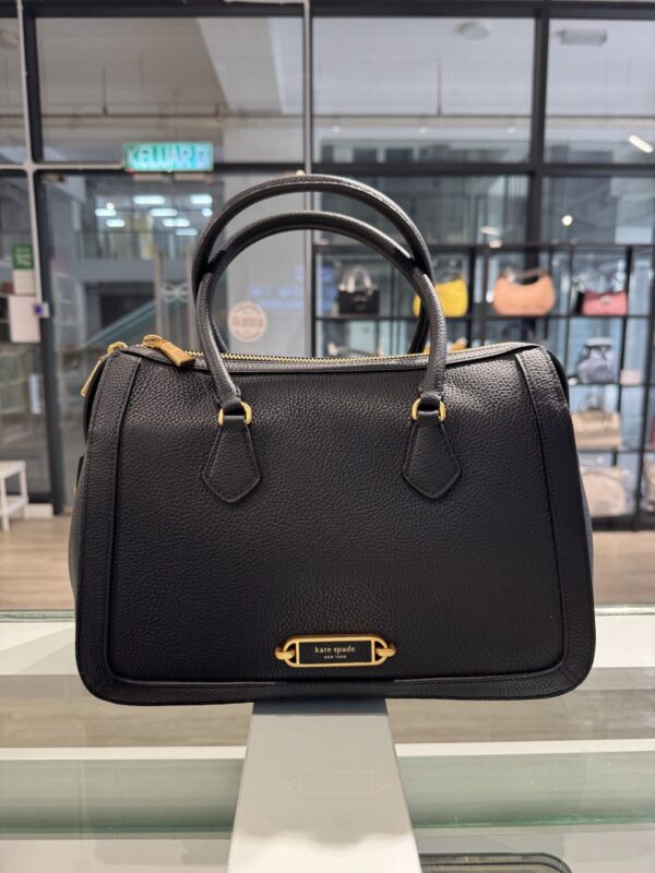 Kate Spade Gramercy Medium Satchel (Black)- Boutique Collection - Image 7