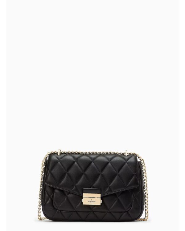 Kate Spade Carey Medium Flap (Black)