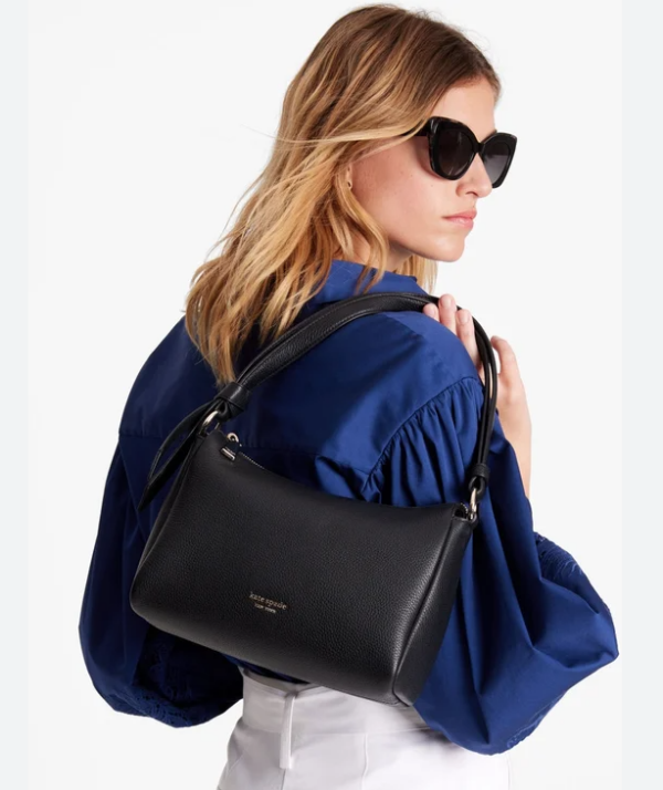 Kate Spade Knott Medium Shoulder Bag (Black) Boutique Collection - Image 3