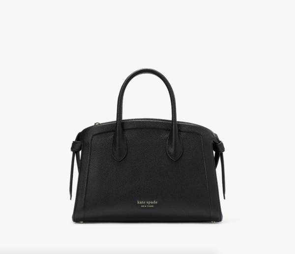 Kate Spade Knott Mini Zip-Top Satchel (Black)- Boutique Collection