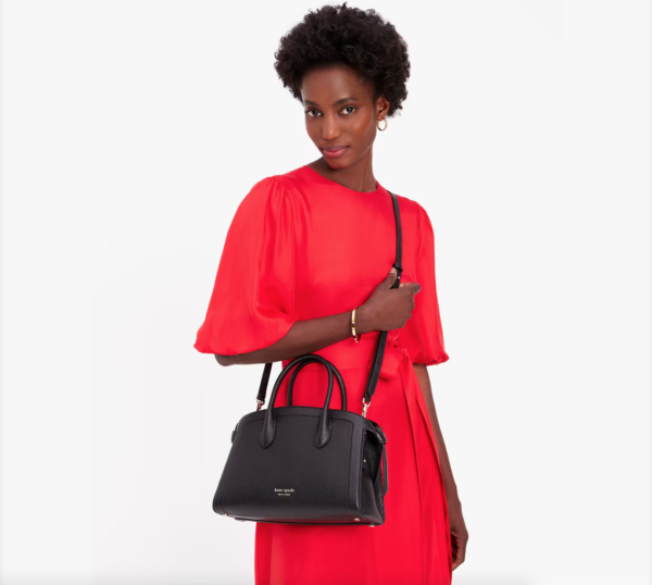 Kate Spade Knott Mini Zip-Top Satchel (Black)- Boutique Collection - Image 2