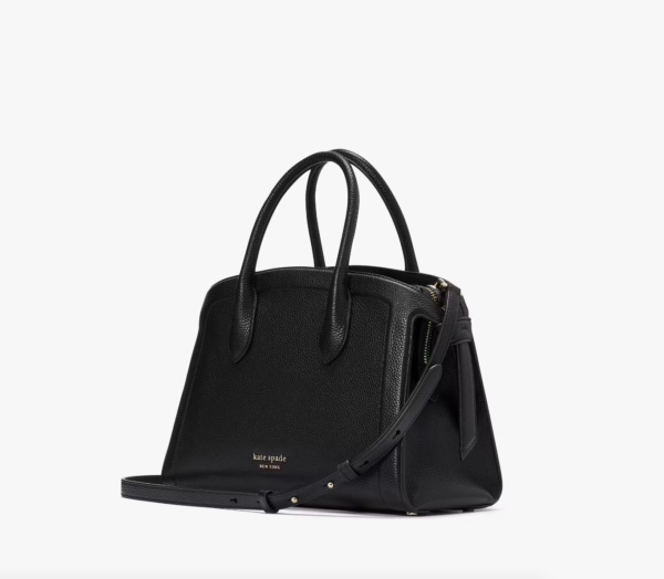 Kate Spade Knott Mini Zip-Top Satchel (Black)- Boutique Collection - Image 4