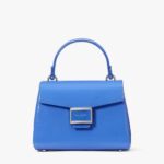 Kate Spade Katy Patent Leather Small Top Handle Bag (Fluorite) - Boutique Collection