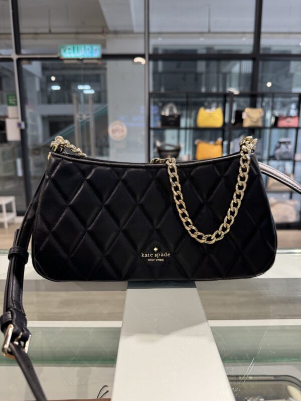 Kate Spade Carey Convertible Crossbody (Black) - Image 5