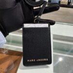 Marc Jacobs Leather Lanyard ID Holder (Black)