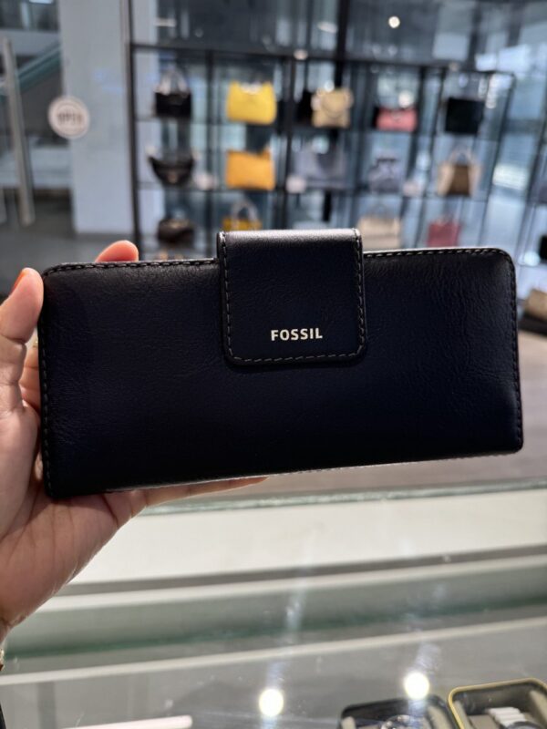 Fossil Madison Slim Clutch (Black)
