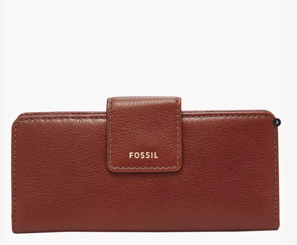 Fossil Madison Slim Clutch (Medium Brown) - Image 3