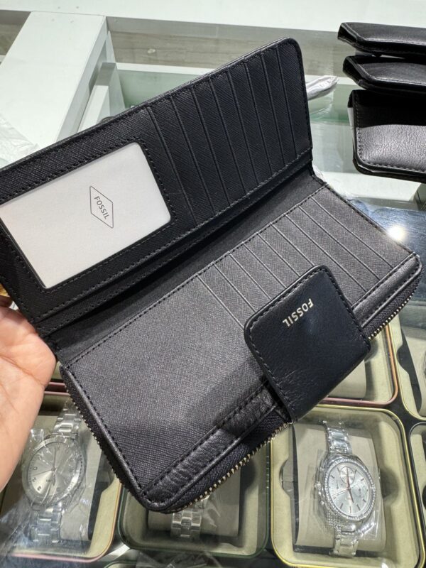 Fossil Madison Zip Clutch (Black) - Image 3