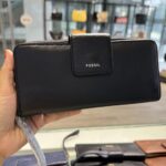 Fossil Madison Zip Clutch (Black)