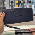 Fossil Madison Zip Clutch (Blue)