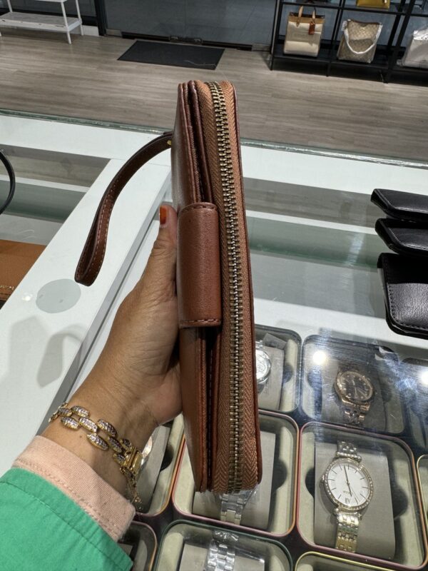 Fossil Madison Zip Clutch (Blue) - Image 3