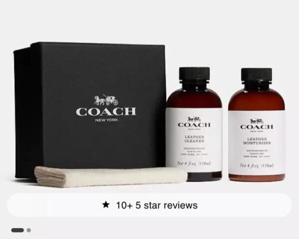 Pre Order - Coach Leather Product Care Set