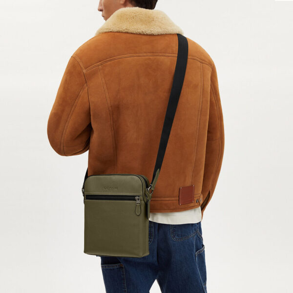 Coach Houston Flight Bag (Olive) - Image 2