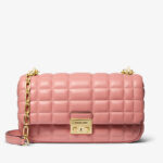 Michael Kors Tribeca Large Quilted Leather Shoulder Bag (Sunset)