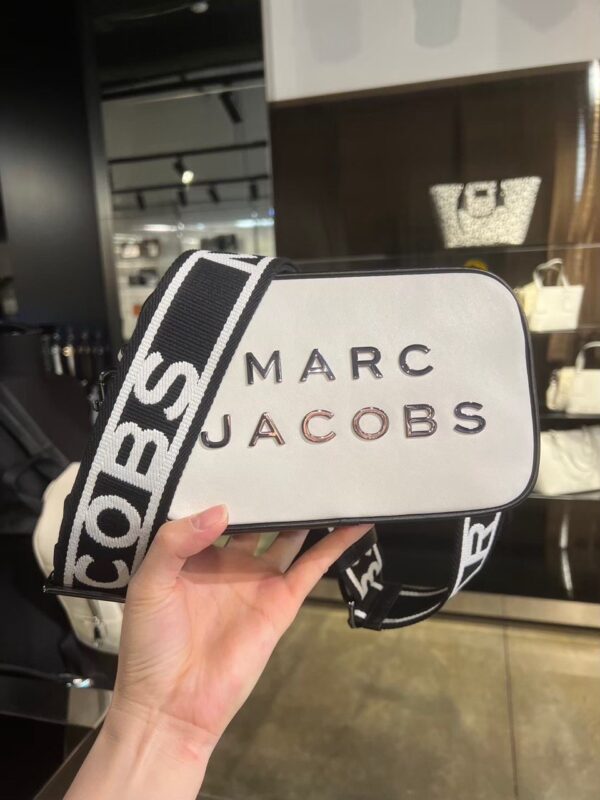 Marc Jacobs The Flash Leather Bag (Black White)