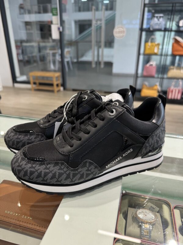 Michael Kors Allie Trainer (Black/RSKF) Size US7