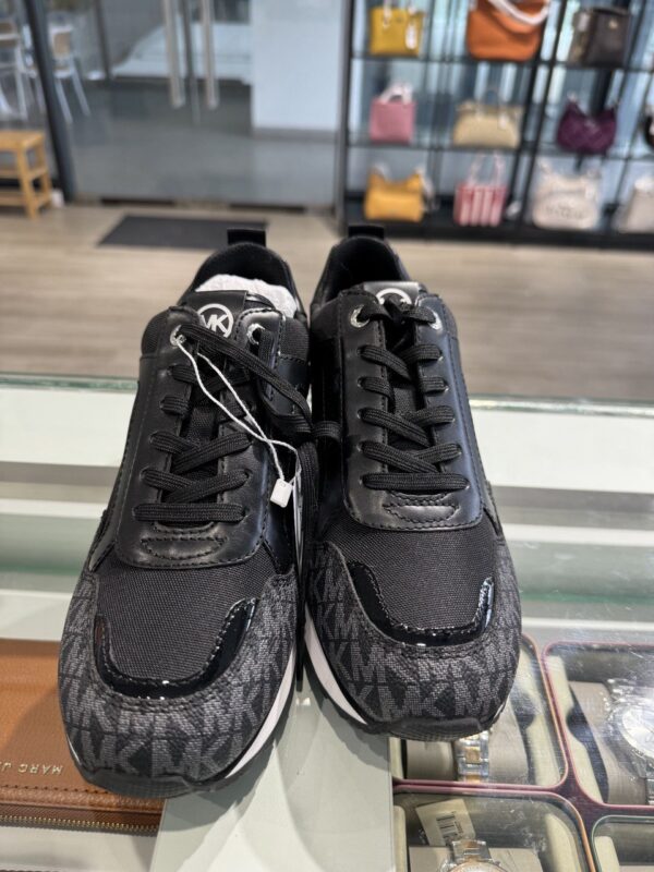 Michael Kors Allie Trainer (Black/RSKF) Size US7 - Image 4