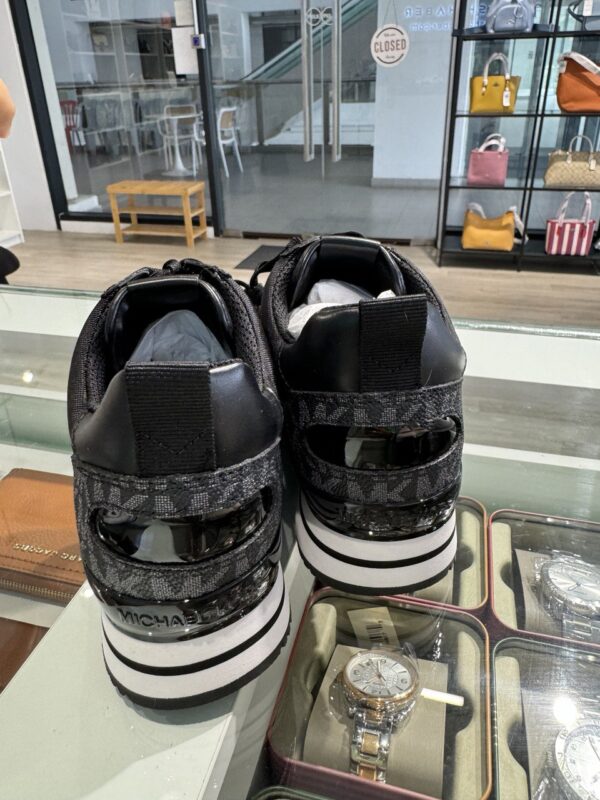 Michael Kors Allie Trainer (Black/RSKF) Size US7 - Image 3