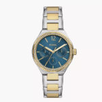 Fossil Eevie Multifunction Two-Tone Stainless Steel Watch (BQ3948)