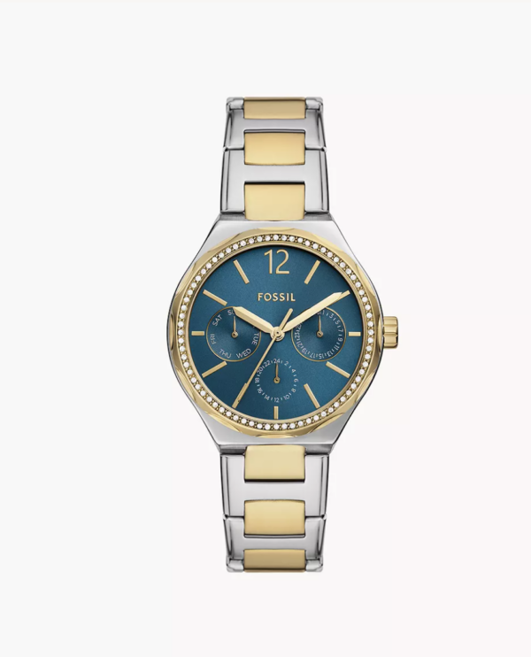 Fossil Eevie Multifunction Two-Tone Stainless Steel Watch (BQ3948)