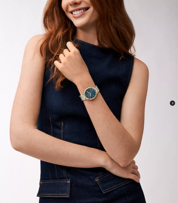 Fossil Eevie Multifunction Two-Tone Stainless Steel Watch (BQ3948) - Image 2
