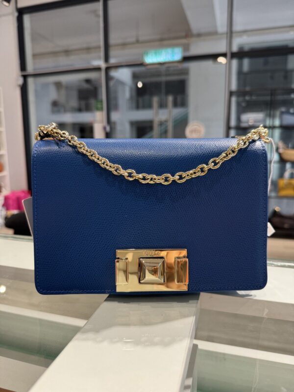 Furla Mimi Mini Crossbody (Blue/RSKF)