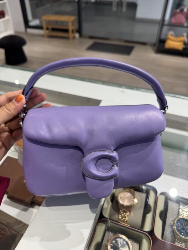 Coach Pillow Tabby Shoulder Bag 18 (Light Violet/RSKF) Boutique Collection