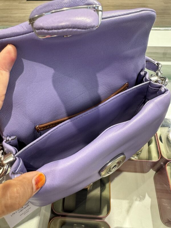 Coach Pillow Tabby Shoulder Bag 18 (Light Violet/RSKF) Boutique Collection - Image 2