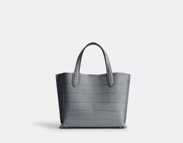 Coach Willow Tote Bag 24 (Grey Blue Multi) - Boutique Collection - Image 5