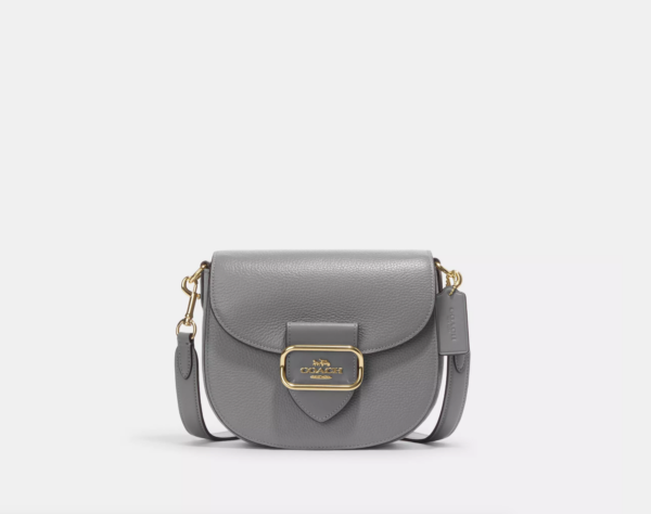 Coach Morgan Saddle Bag (Granite/RSKF) - Image 2